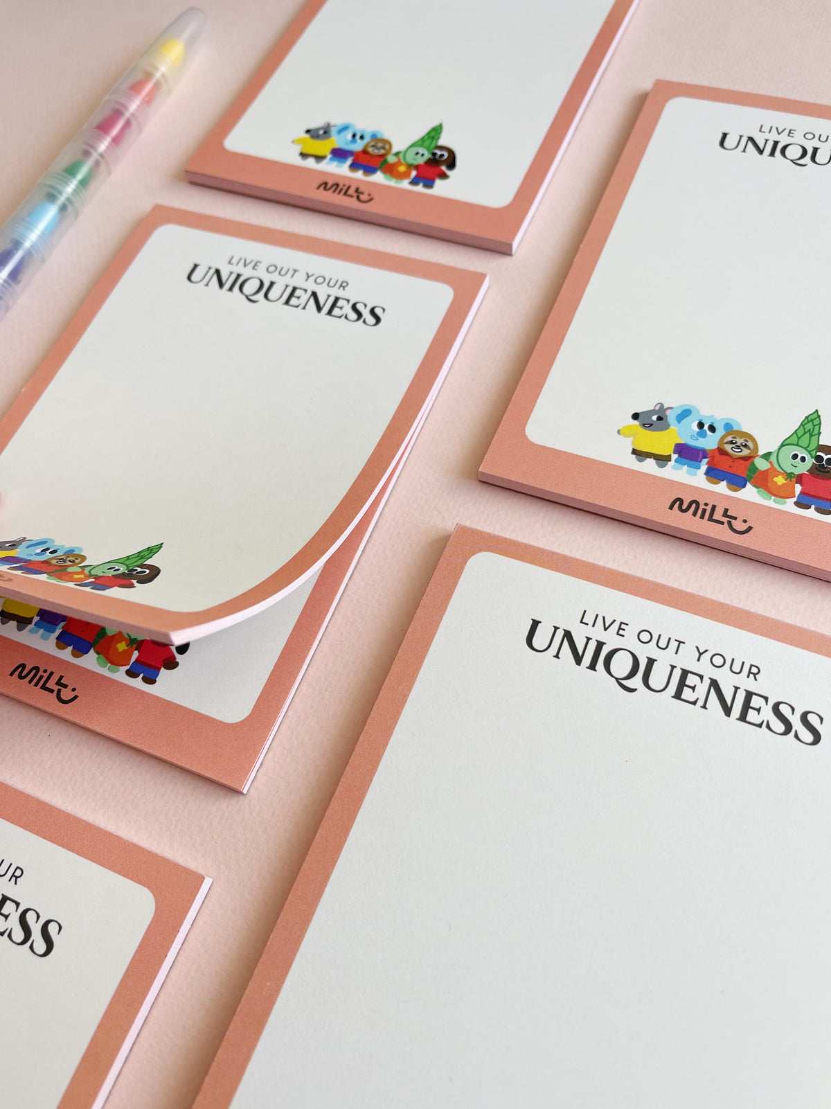 Pink Uniqueverse Memo Pad