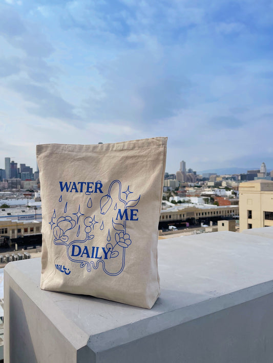 Water Me Daily Tote Bag