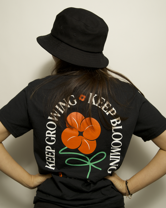 Adult Bloom T-Shirt (Black)