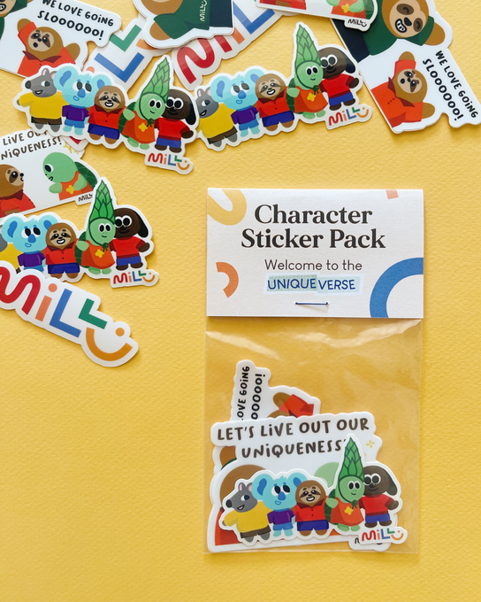 Uniqueverse Character Sticker Pack